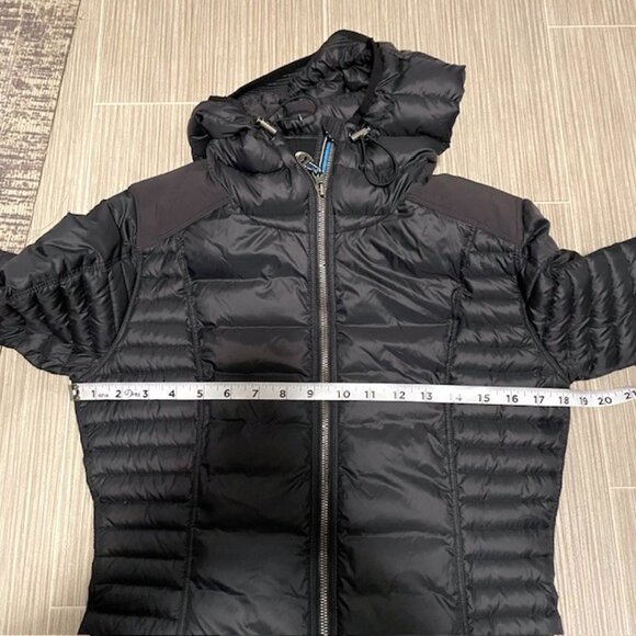 Kuhl SpyFire Down Parka Puffer Coat Black Size XS - Picture 15 of 16